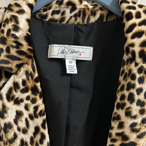 Libby Edelman Cheetah Print Blazer - Picture 2 of 5